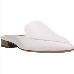 Franco Sarto Sela Mules - Chiffon White
